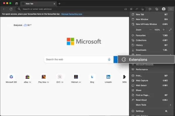 Cách khởi chạy Microsoft Edge không có extension 6