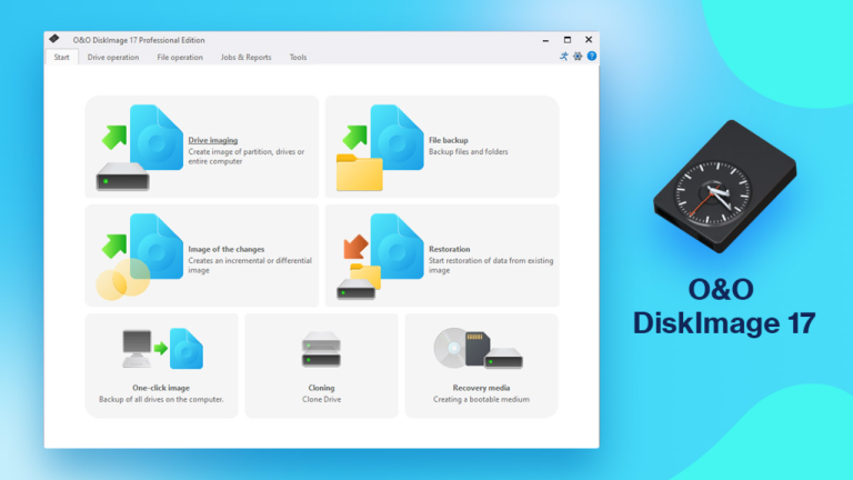 Sao lưu, khôi phục dữ liệu Windows trọn đời với O&O DiskImage Professional 17
