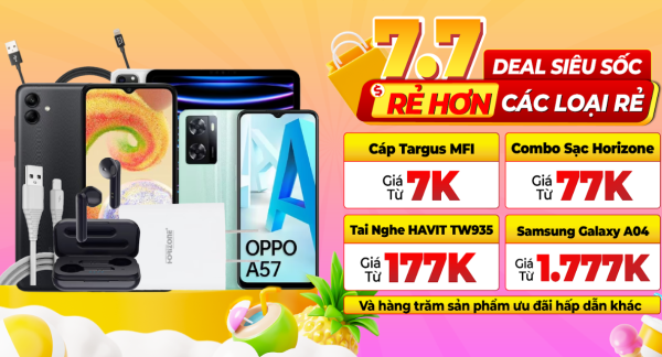 Săn deal công nghệ giá từ 7 ngàn đồng, trúng vé VIP concert Born Pink