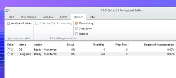 O&O Defrag 25 9