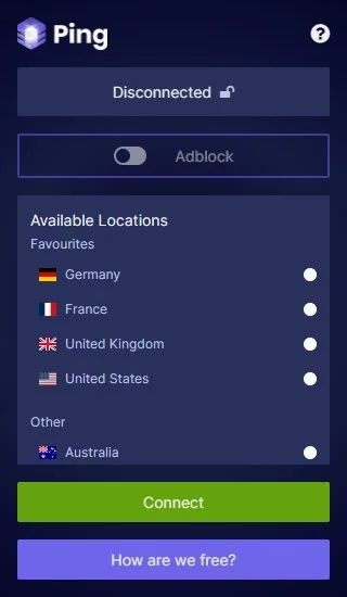 Ping VPN 3