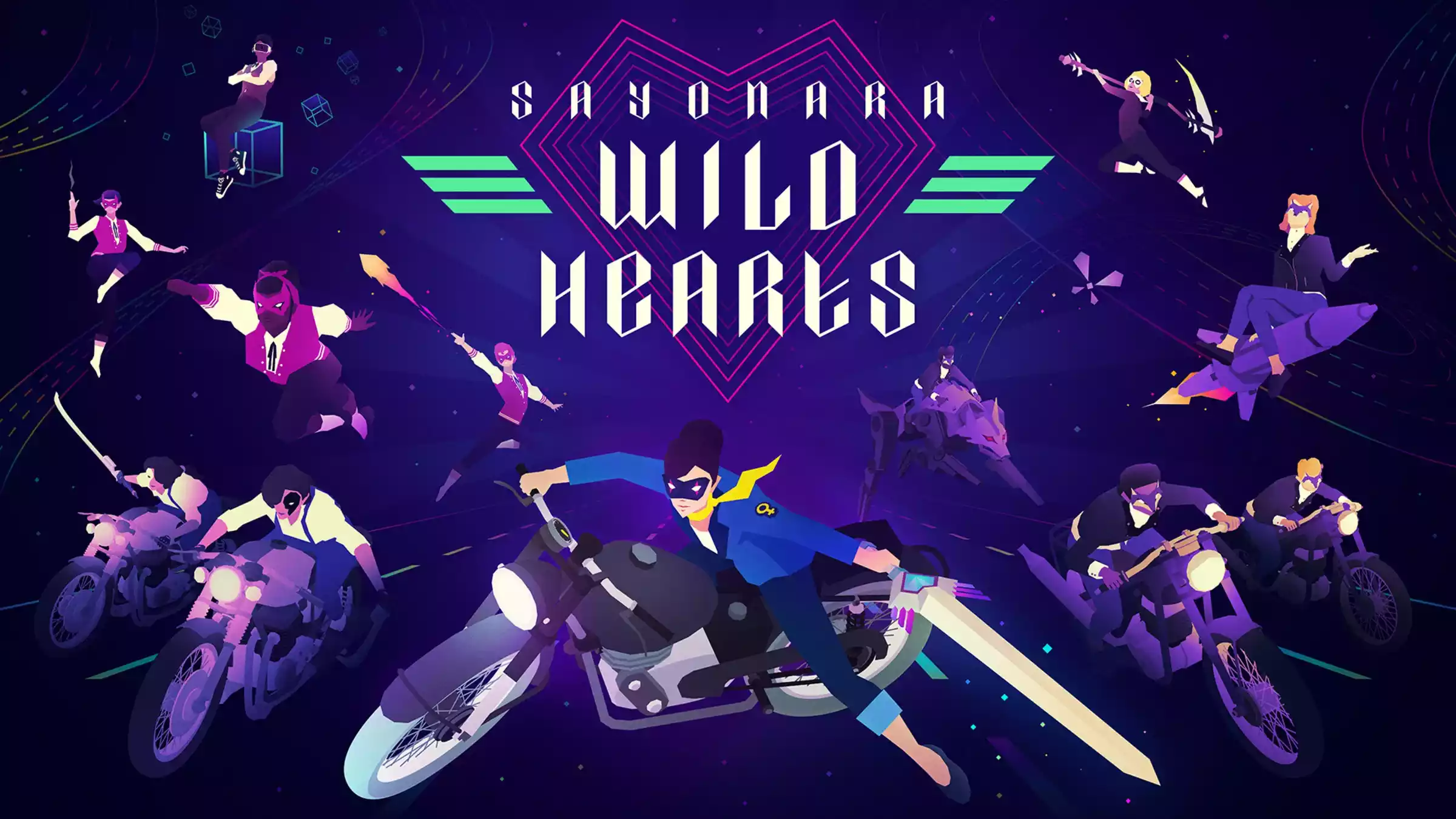 Sayonara Wild Hearts: Cuộc phiêu lưu trên đường cao tốc vũ trụ