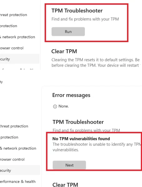 TPM Troubleshooter và Clear TPM trên Windows 11 là gì 4