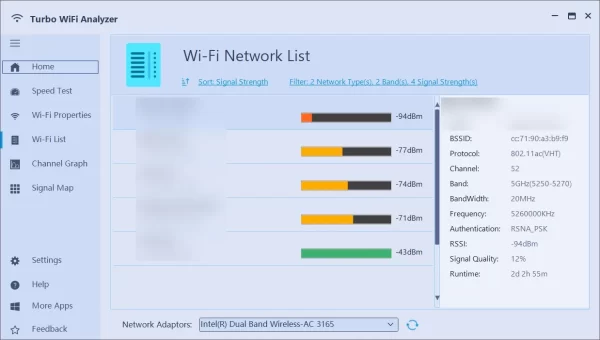 Turbo WiFi Analyzer 4