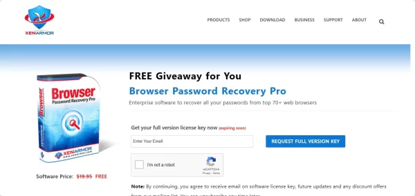 XenArmor Browser Password Recovery Pro 1