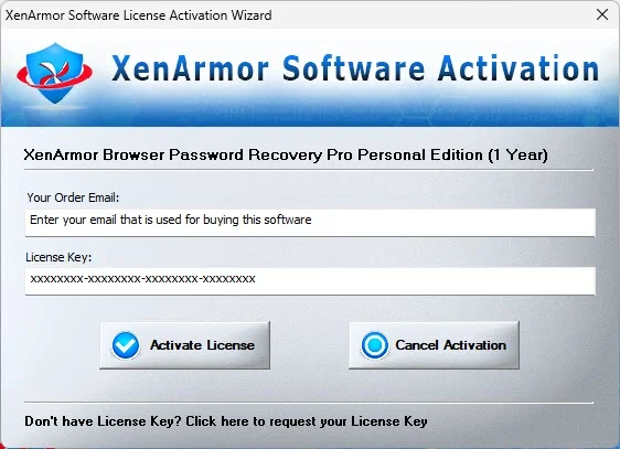 XenArmor Browser Password Recovery Pro 4