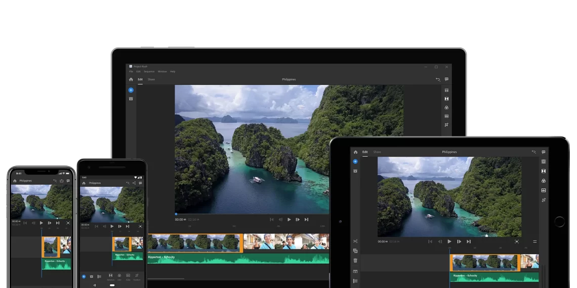 Adobe Premiere Rush - Trình chỉnh sửa video tối ưu trên nhiều thiết bị!