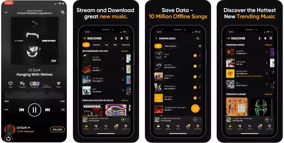 Audiomack: Ứng dụng phát nhạc ngoại tuyến tối ưu
