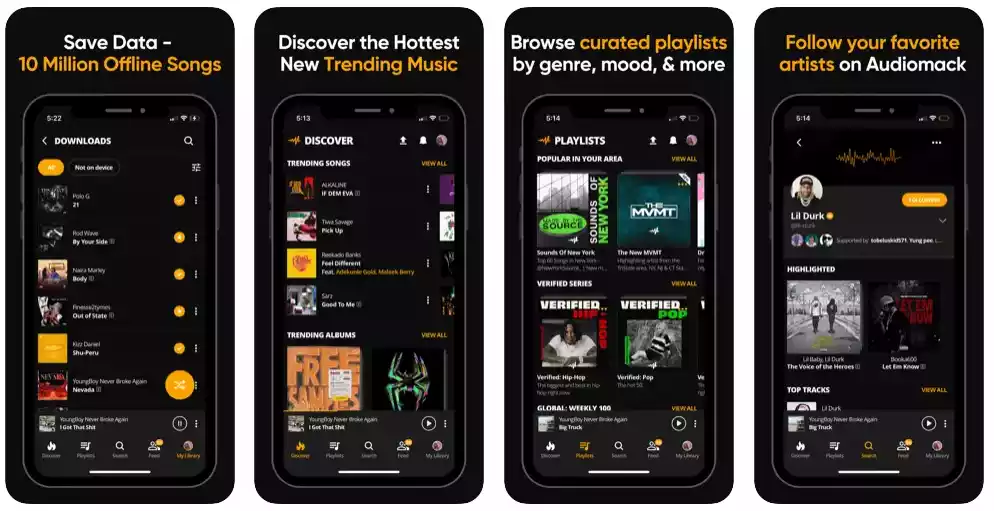 Audiomack: Ứng dụng phát nhạc ngoại tuyến tối ưu