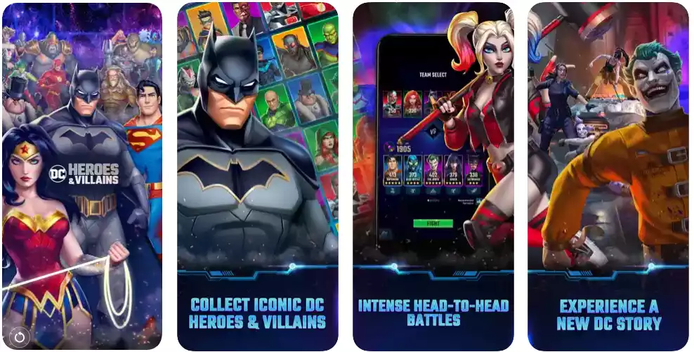 DC Heroes & Villains: Match 3: game nối-3 phong cách DC