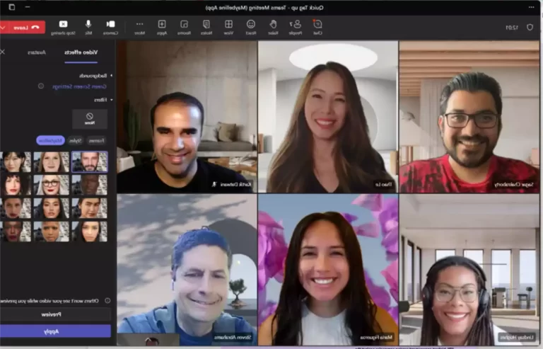 Cách họp không cần trang điểm trên Microsoft Teams