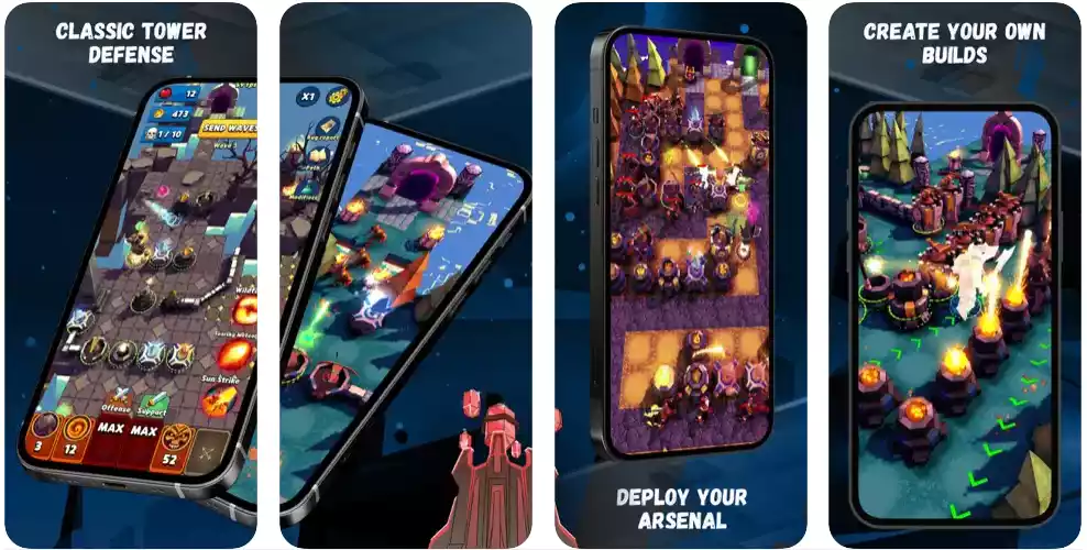 Maze Defenders - Tower Defense: Cuộc phiêu lưu giả tưởng 3D