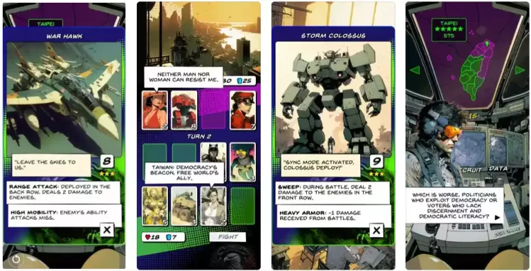 Temporal War: Game khoa học viễn tưởng phong cách comic