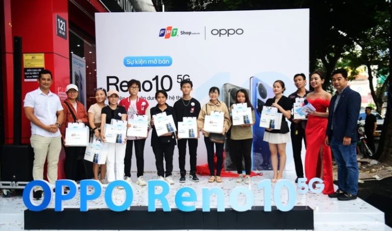 FPT Shop mở bán OPPO Reno10 5G 256GB, tặng quà giá trị cho người dùng