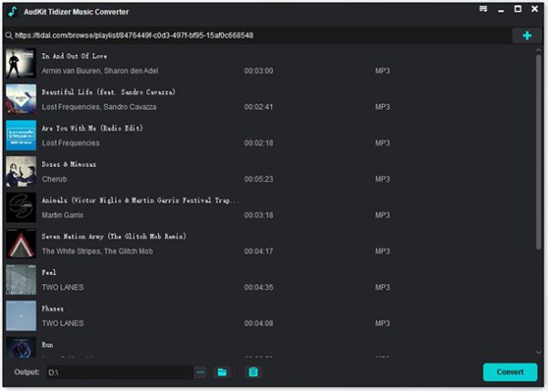 AudBite Tidal Music Converter 5