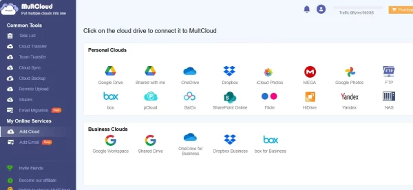 Cách sử dụng MultCloud Premium 2