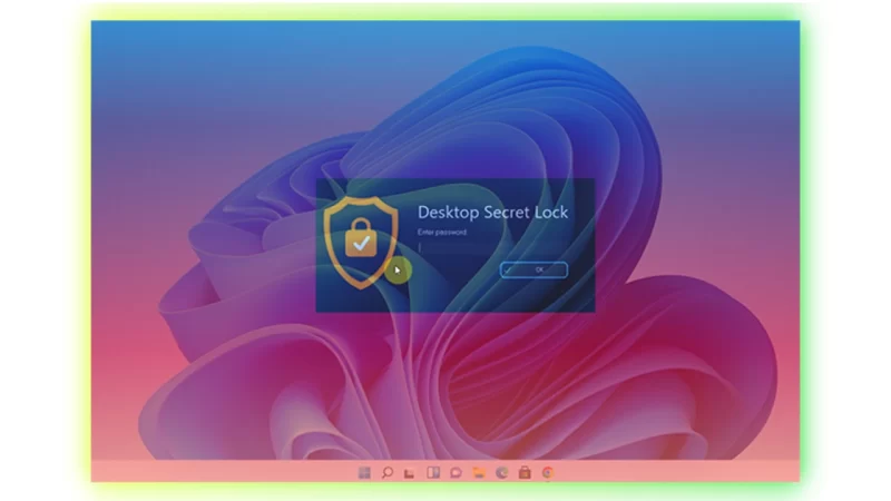 Desktop Secret Lock Standard: Khóa máy tính Windows, ghi nhật ký hành động