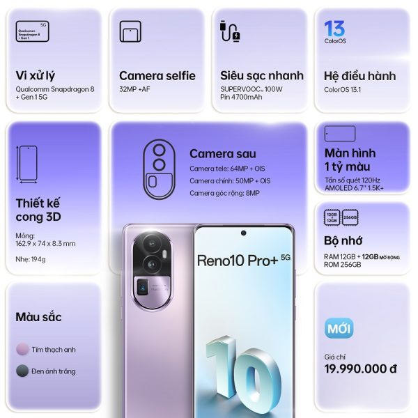 OPPO chính thức giới thiệu Reno10 Series tại thị trường Việt Nam