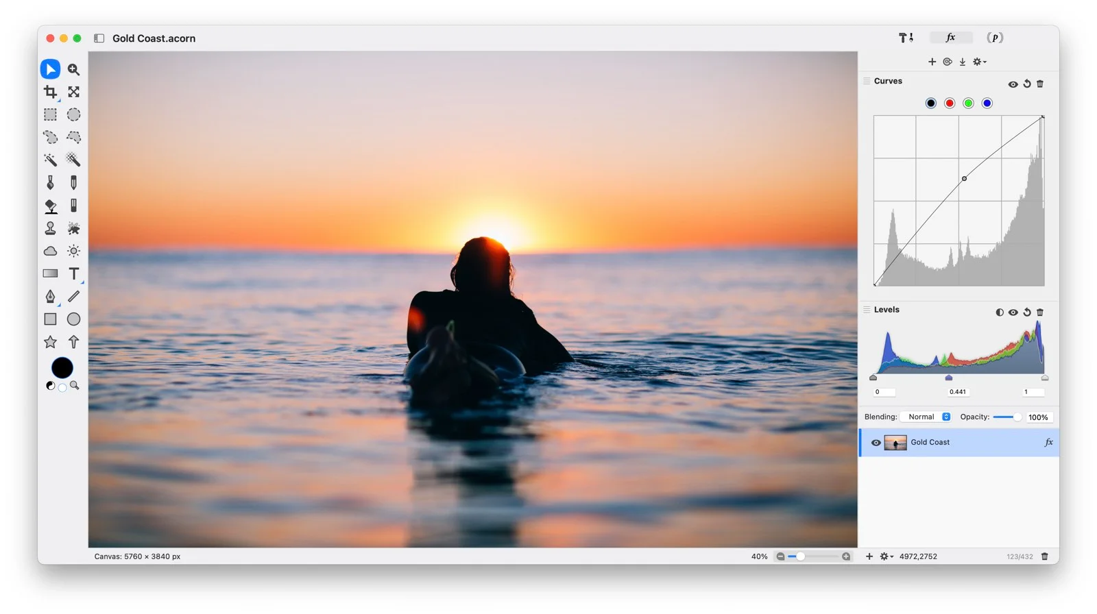 Acorn: Trình chỉnh sửa hình ảnh macOS