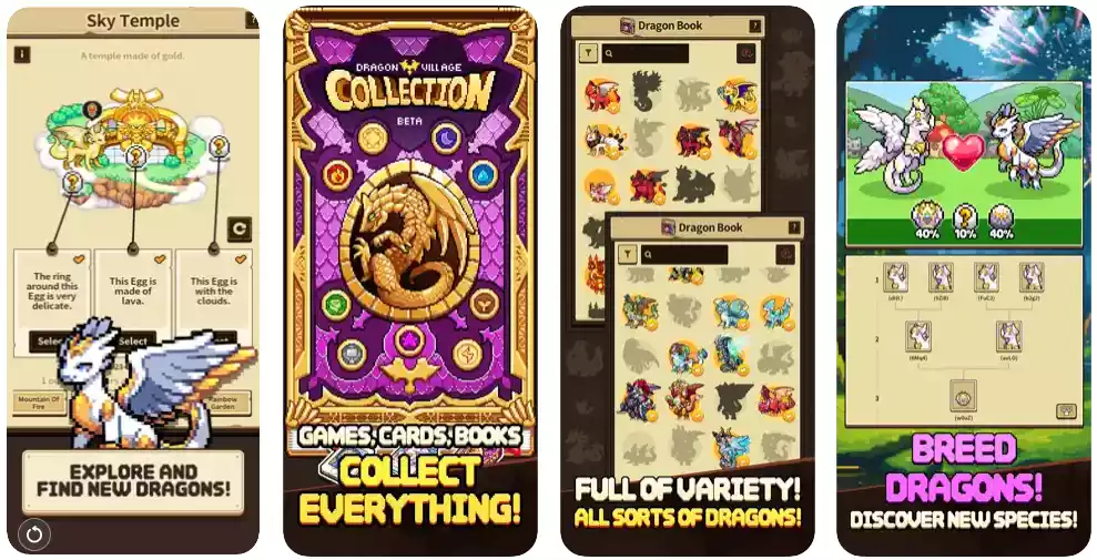Dragon Village Collection: Game nuôi rồng hấp dẫn