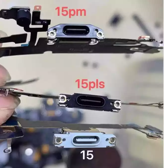 Hình ảnh rò rỉ iPhone 15 dùng cổng USB-C