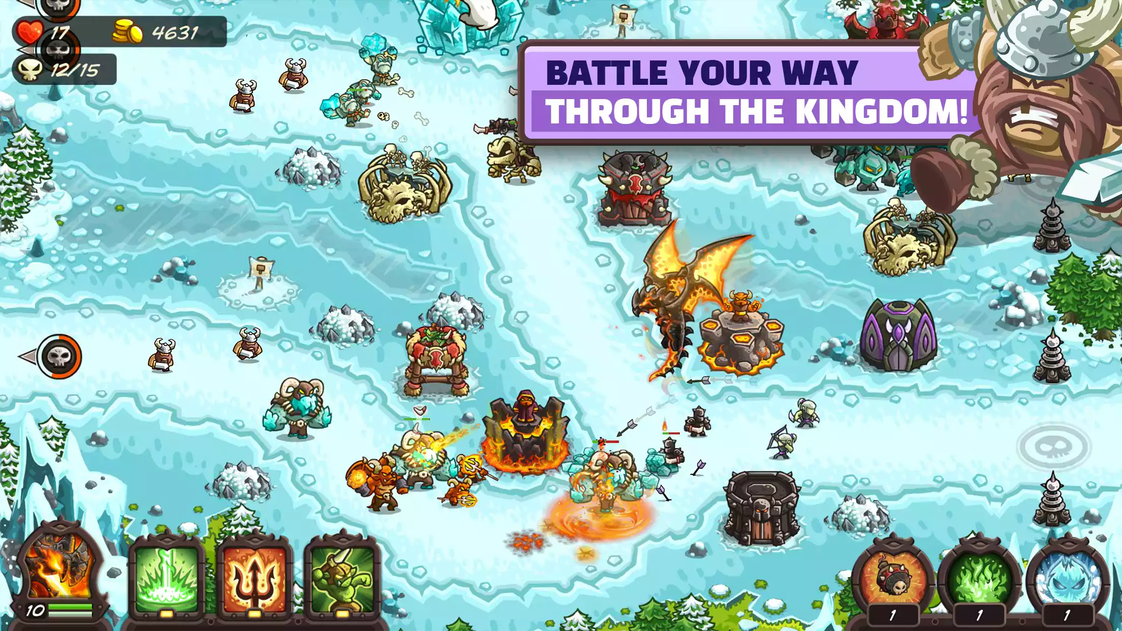 Tựa game Kingdom Rush Vengeance đang miễn phí trên Android