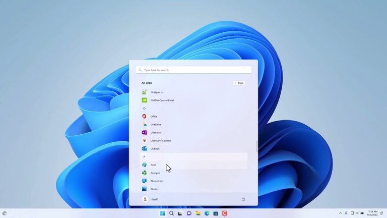Cách ghim ứng dụng portable vào danh sách All apps trên Windows 11