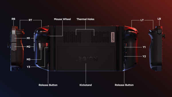 Lenovo ra mắt thiết bị và phụ kiện chơi game cầm tay Legion kết nối không dây với PC Gaming