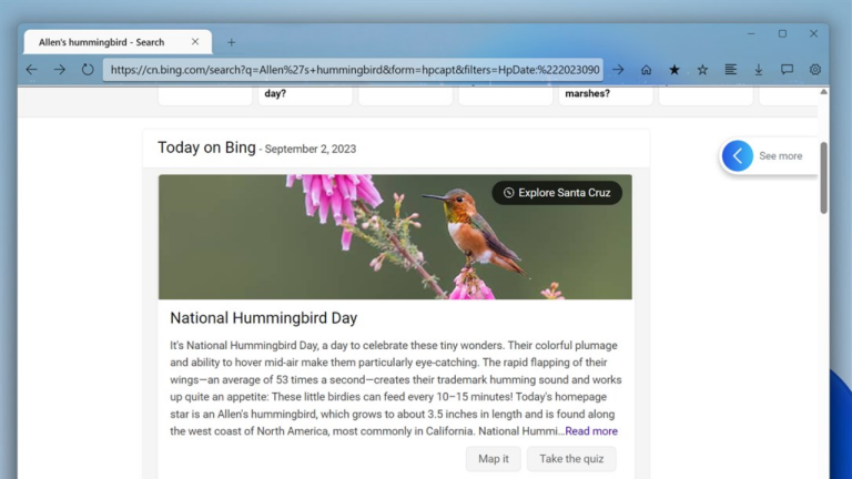 Start Webbrowser: Trình duyệt dùng hình nền Bing làm theme cho giao diện