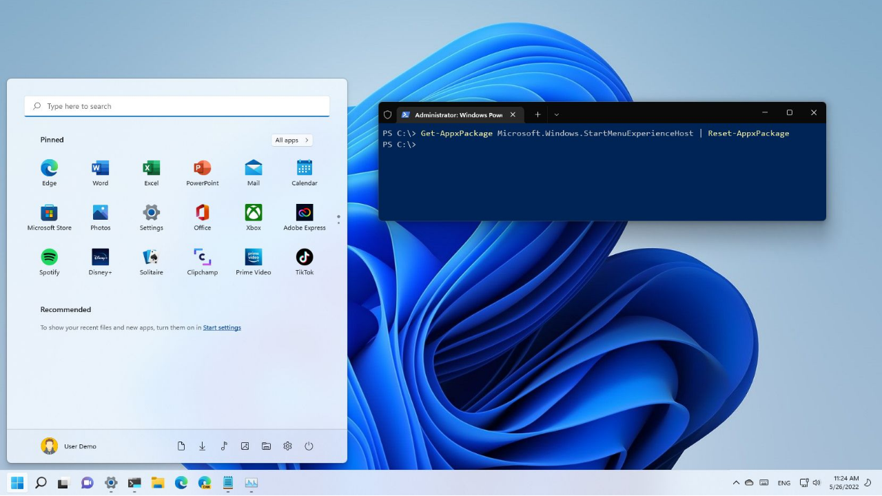 Cách thêm Settings, File Explorer, Downloads,... vào trình đơn Start trên Windows 11
