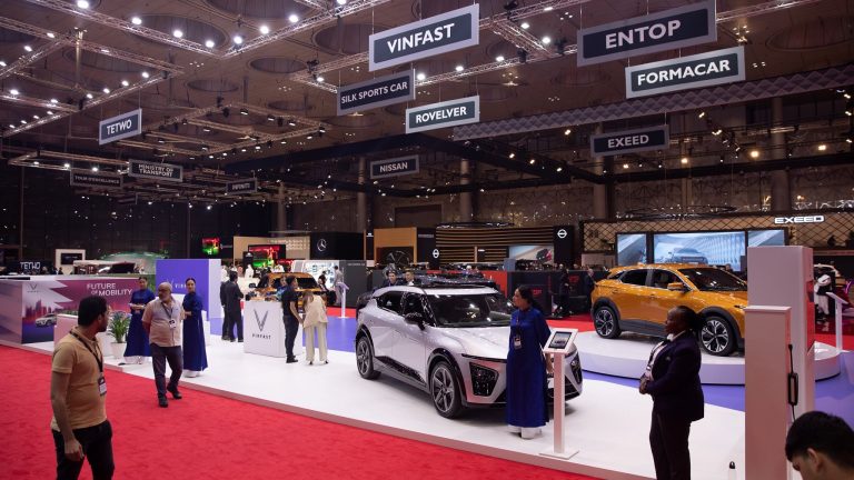 VinFast giới thiệu 4 mẫu ô tô điện tại triển lãm Geneva International Motor Show Qatar 2023