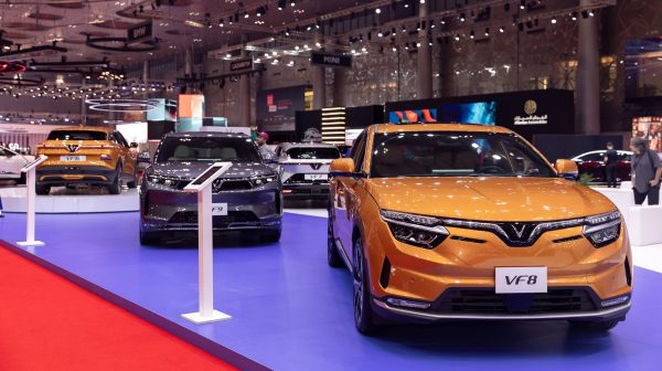 VinFast giới thiệu 4 mẫu ô tô điện tại triển lãm Geneva International Motor Show Qatar 2023