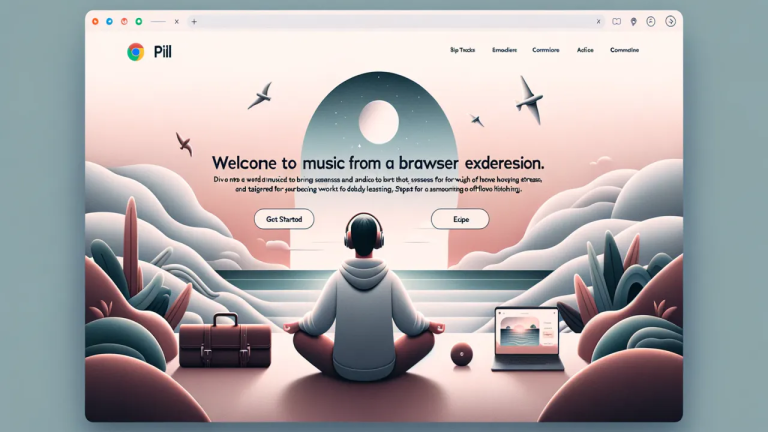 Pill: Vừa lướt web vừa thư giãn bằng âm nhạc trên Chrome