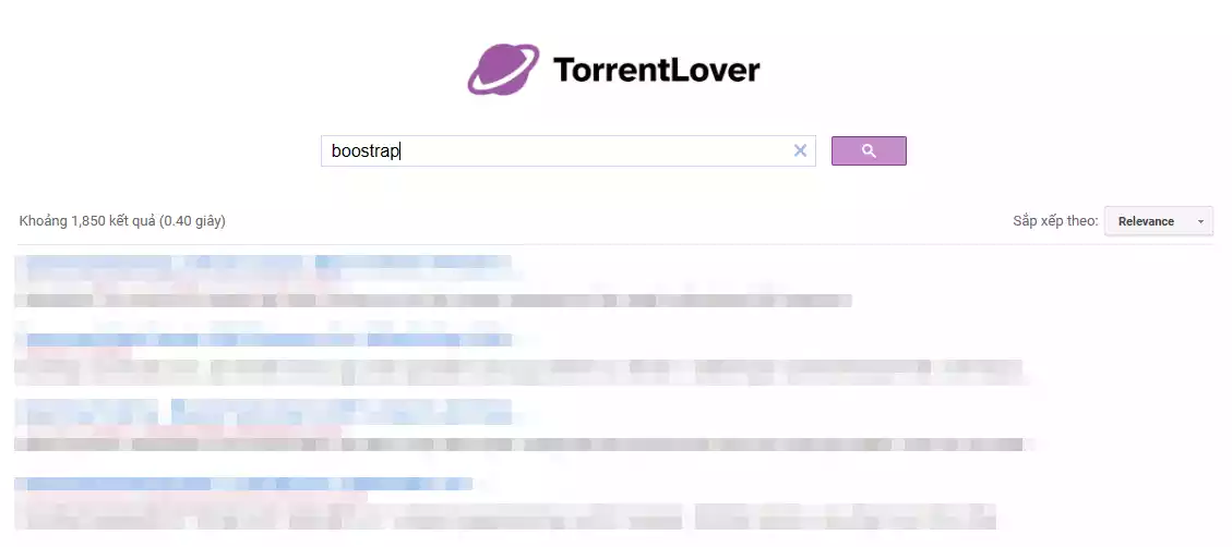 Torrent Lover: Tìm file torrent một cách dễ dàng và nhanh chóng