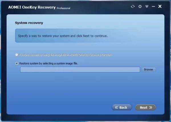 AOMEI OneKey Recovery Pro 8