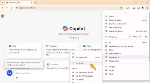 Cách tạo ứng dụng cho Microsoft Copilot 2