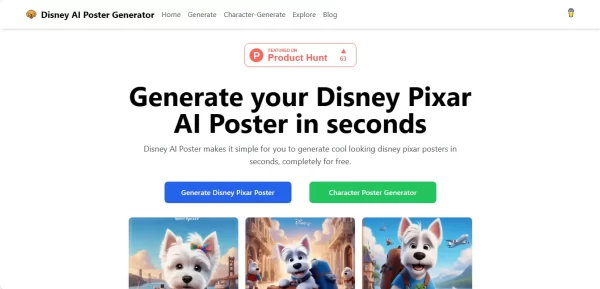 Disney AI Poster Generator 1