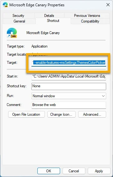 Microsoft Edge sẽ cho phép tinh chỉnh màu sắc theme trình duyệt giống Chrome 4