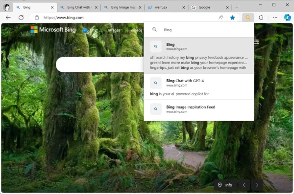 Tab Search 1