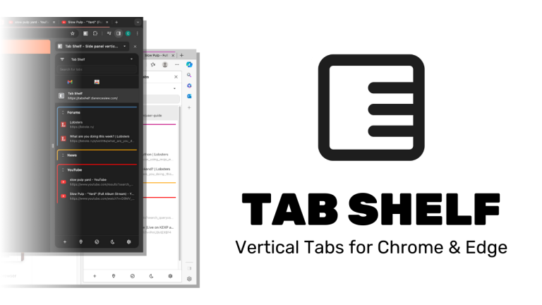 Tab Shelf: Duyệt web trên Chrome theo phong cách tab dọc