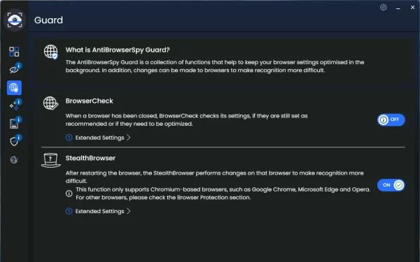 Cách sử dụng AntiBrowserSpy 2024 5