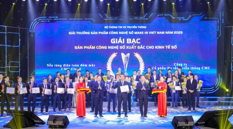 CMC Cloud giành giải Bạc sản phẩm Make in Vietnam xuất sắc cho Kinh tế số