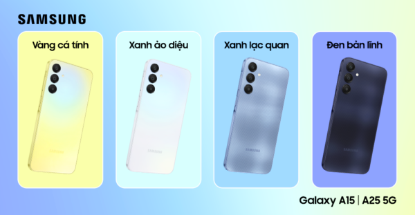 Ra mắt Samsung Galaxy A15 và Galaxy A25 5G, giá từ 4.99 triệu đồng kèm nhiều ưu đãi hấp dẫn