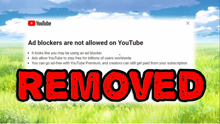 Cách tắt thông báo Ad blocker is not allowed on YouTube