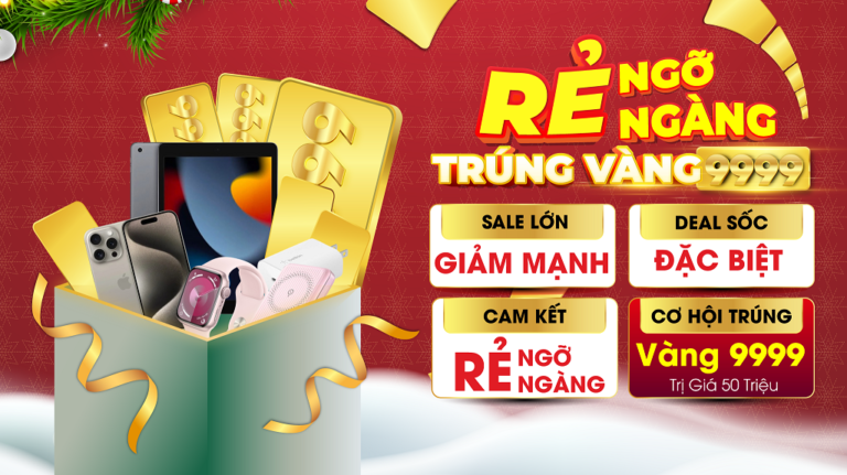 Loạt điện thoại, phụ kiện công nghệ ưu đãi đến 60% cùng cơ hội trúng vàng 9999