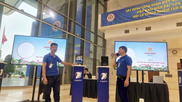 VNPT cung cấp hạ tầng viễn thông và dịch vụ số phục vụ Đại hội XIII Công đoàn Việt Nam