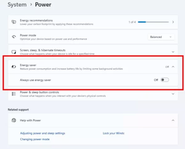 Energy Saver trên Windows 11 là gì. Cách sử dụng Energy Saver trên Windows 11 2