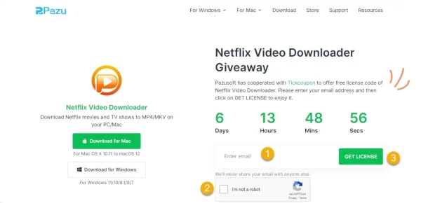 Pazu Netflix Video Downloader 1