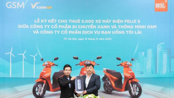 Công ty CPDV Bạn Uống Tôi Lái thuê 5.000 xe máy điện VinFast từ GSM, triển khai dịch vụ tại 13 tỉnh miền Tây Nam Bộ