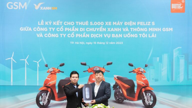 Công ty CPDV Bạn Uống Tôi Lái thuê 5.000 xe máy điện VinFast từ GSM, triển khai dịch vụ tại 13 tỉnh miền Tây Nam Bộ